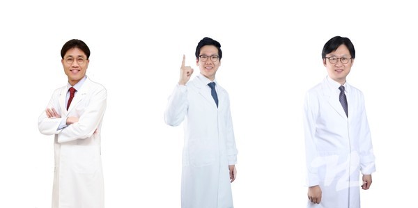 (왼쪽부터) 임필 원장, 이인우 원장, 노관태 교수.