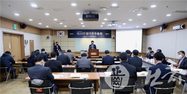 오스템이 지난 24일 제23기 정기주주총회를 개최했다.